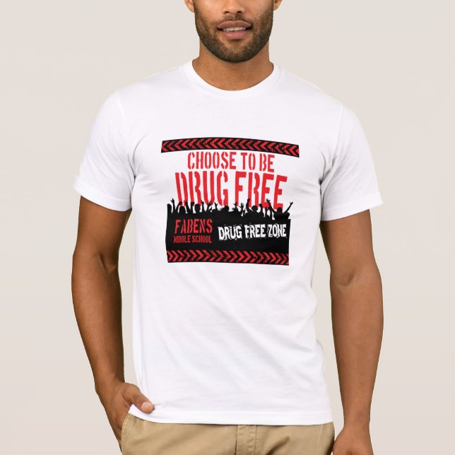 Camiseta Escolha ser droga livre (Frente)