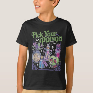 Camiseta Escolha Seu Veneno, Princesa Vintage Halloween