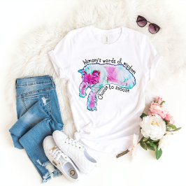 Camiseta Escolha "Snooze Wimsey's Words of Wisdom T-Shirt"