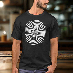 Camiseta Escolha sua espiral da hipnose da cor