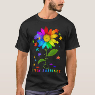 Camiseta Escolha um quebra-cabeça de girassol de conscienti