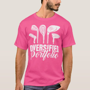 Camiseta Escolhas de Carteira Diversificadas Golf Funny Gol