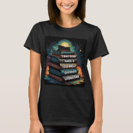 Camiseta Escolhas de Livros Humor