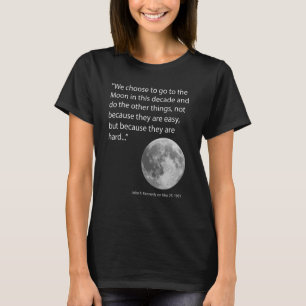 Camiseta Escolhemos ir à Lua