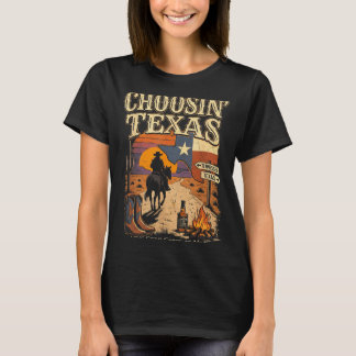Camiseta Escolhendo Texas Mentalidade do Estado Lone Star C