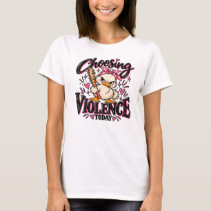 Camiseta Escolhendo Violência Hoje.