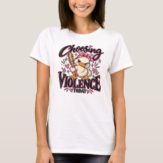 Camiseta Escolhendo Violência Hoje.