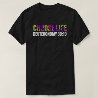 Camiseta Escolher a Deuteronomia de Vida 30 19 Roupa