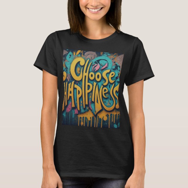 Camiseta Escolher felicidade (Frente)