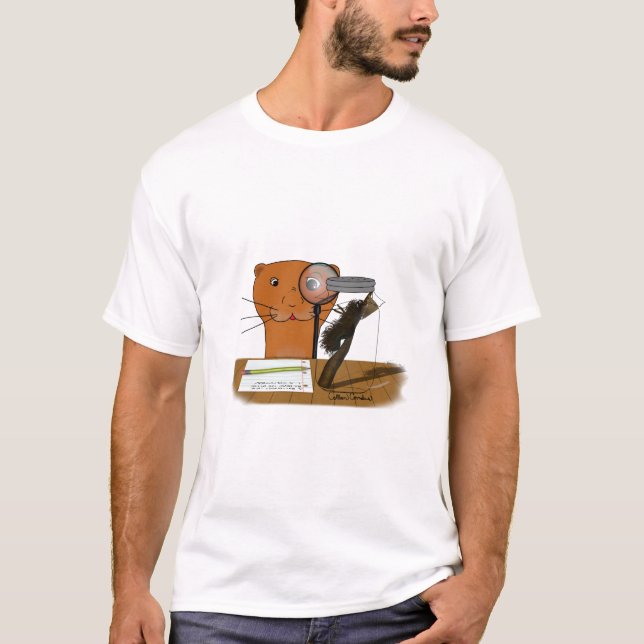 Camiseta Escolher Habitualmente Oliver The Otter - A Lagart (Frente)