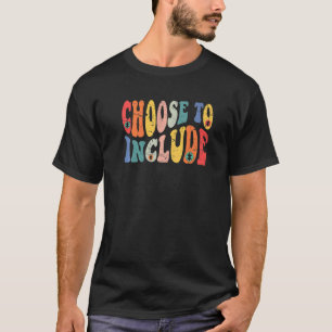 Camiseta Escolher Incluir Professor de Educação Especial Au