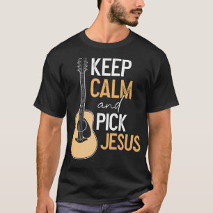 Camiseta Escolher Jesus, Christian Bass, músico de violão T