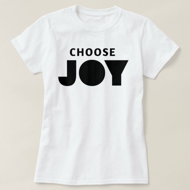 Camiseta Escolher Joy | phozos (Frente do Design)