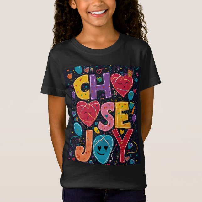 Camiseta Escolher T-Shirt das Joy Kids (Frente)
