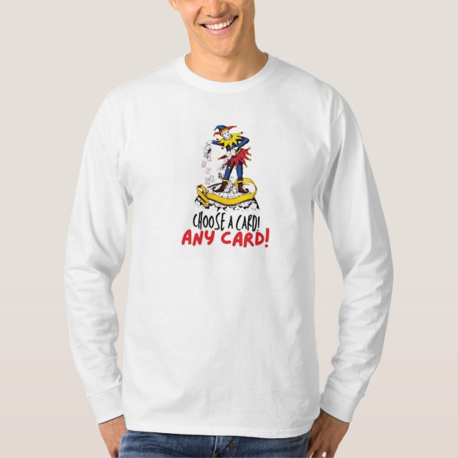 Camiseta Escolher um Cartão de Reprodução (Frente)
