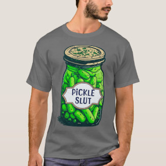 Camiseta Escolher Uma Menina Que Adora Picles Canning Comid
