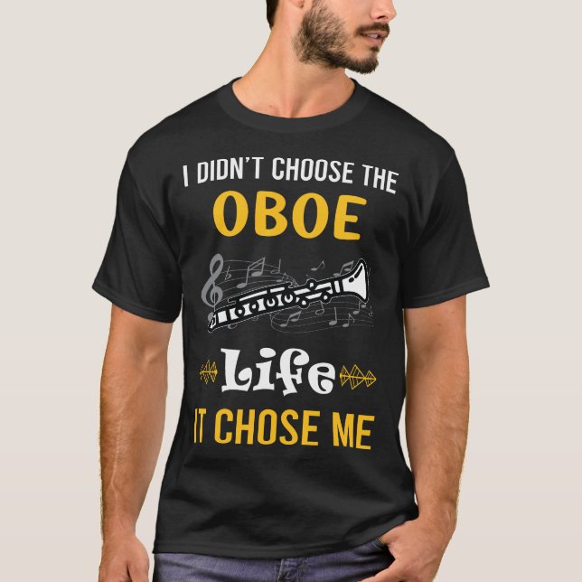 Camiseta Escolheu-me Oboé (Frente)
