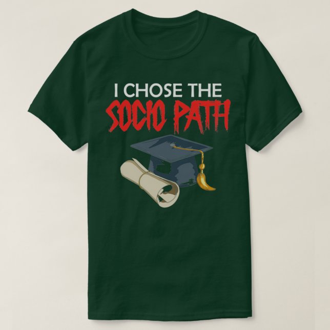 Camiseta Escolhi O Médico De Sociologia Da Dissertação Do C (Frente do Design)