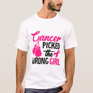 Camiseta Escolhida A Consciência Errada Do Cancer Da Mama D