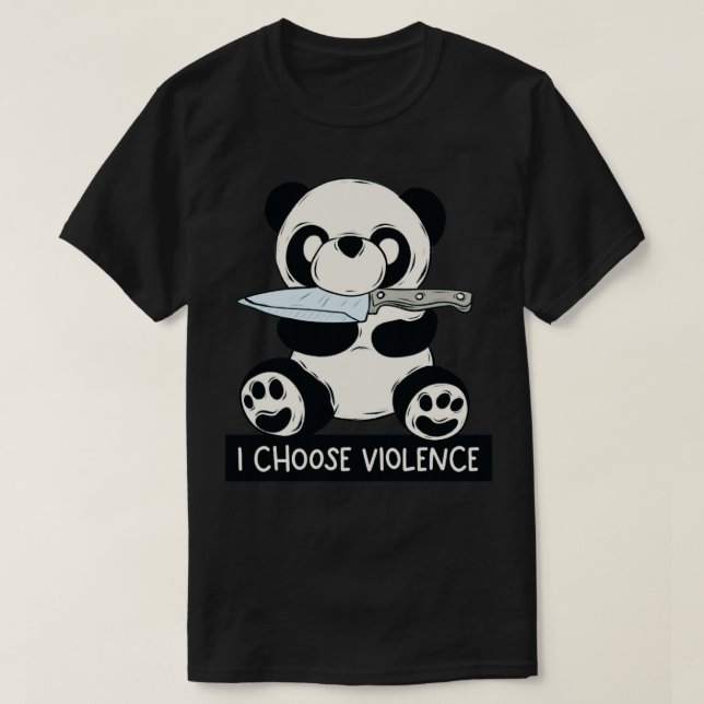 Camiseta Escolho a violência (Frente do Design)
