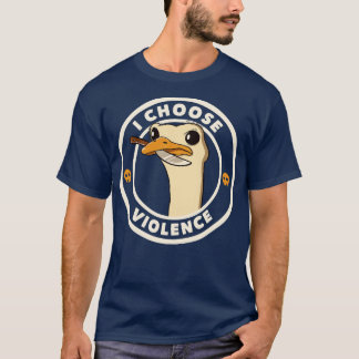 Camiseta Escolho Violência Funny Emu por Tobe Fonseca