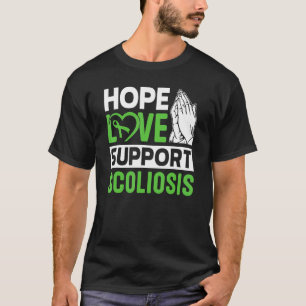 Camiseta Escoliose Contra Lesão Esperança Amor Apoia Scolio