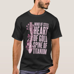 Camiseta Escoliose Guerreira Scoliose Recuperação de Cirurg