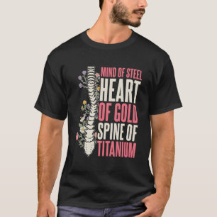 Camiseta Escoliose Guerreira Scoliose Recuperação de Cirurg