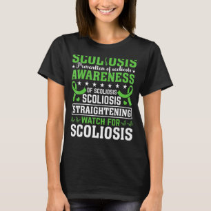 Camiseta Escoliose Lesão lombar Sensibilização Escoliose da