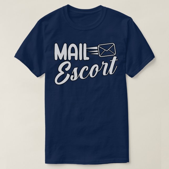 Camiseta Escolta de correio (Frente do Design)