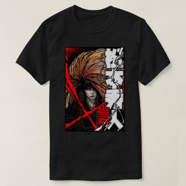 Camiseta esconde (Hideto Matsumoto) X Japão - Red X Promo (Frente do Design)
