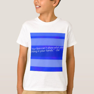 Camiseta Escondendo-se em suas mãos, querido Evan Hansen, c