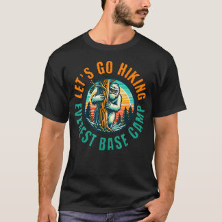 Camiseta Escondendo Yeti Vamos Fazer Trilhas Acampamento Ba