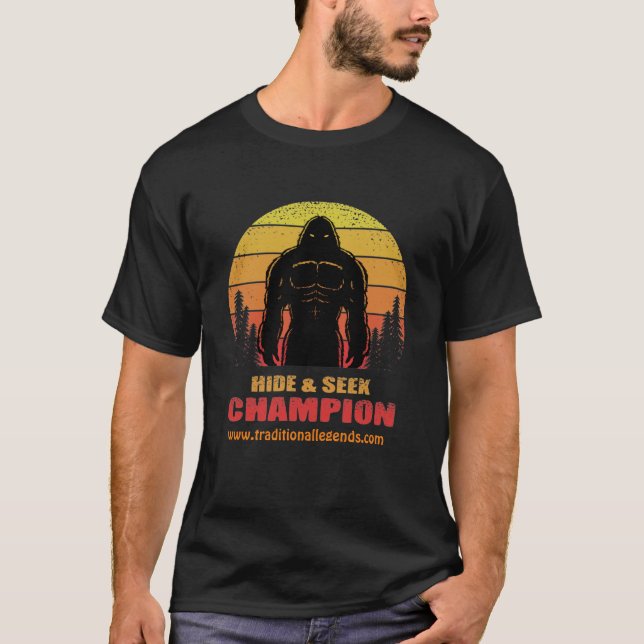 Camiseta Esconder e Buscar Sasquatch (Frente)