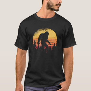 Camiseta Esconder Sasquatch de Silhouter Crente Bigfoot Ret