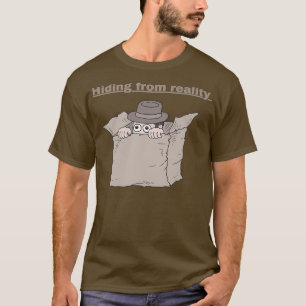 Camiseta Esconder-se da realidade