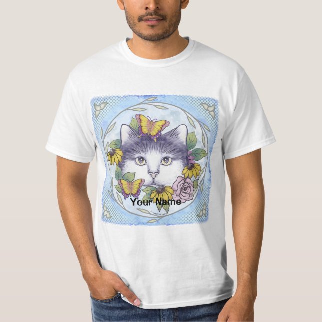 Camiseta Esconder T-Shirt de Gato (Frente)