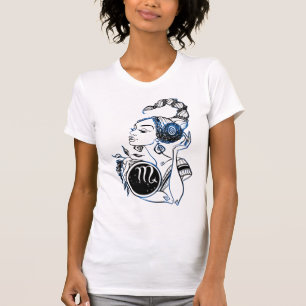 Camiseta Escorpião Art Deco Lady