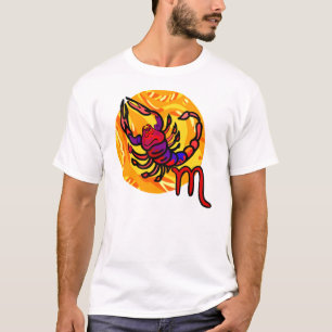 Camiseta escorpião da Escorpião do estilo dos anos 70 com