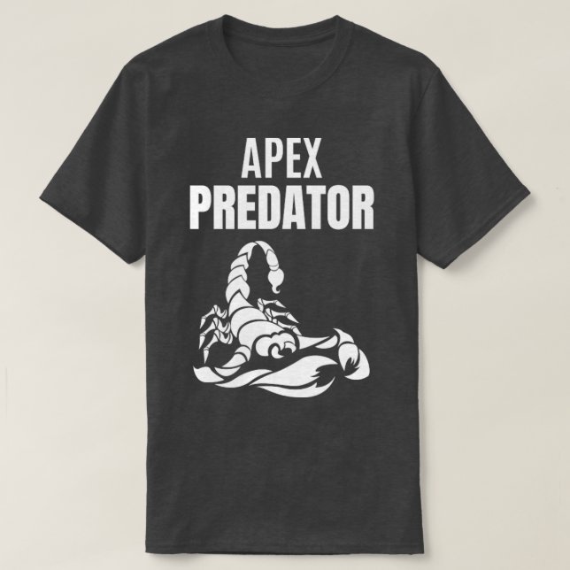 Camiseta escorpião do Predador Apex (Frente do Design)