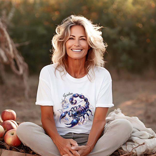 Camiseta Escorpião Escorpião Zodiac Elegante (Criador carregado)