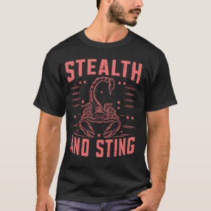 Camiseta Escorpião furtivo e escorpião