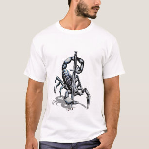 Camiseta Escorpião, ilustração 3D T-Shirt