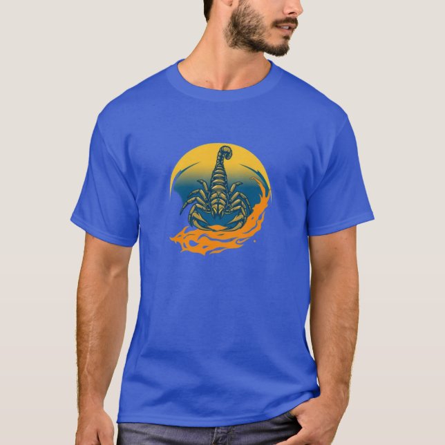 Camiseta Escorpião Lunar Ardente (Frente)