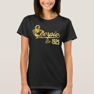 Camiseta Escorpião O Escorpião Zodiac Espetacular 1925 Outu