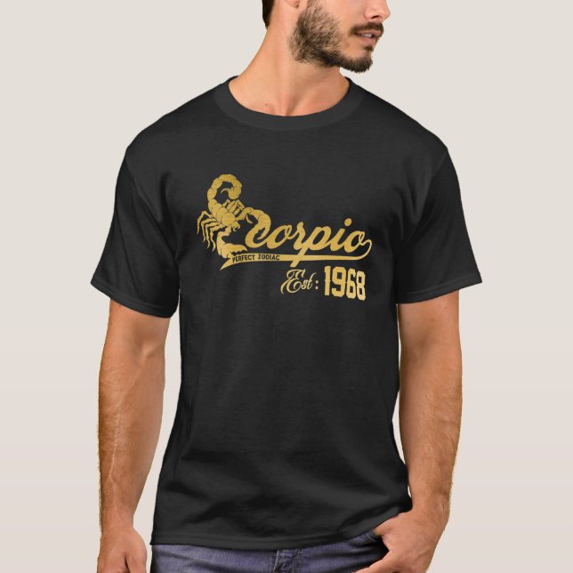 Camiseta Escorpião O Escorpião Zodiac Espetacular 1968 Outu (Frente)