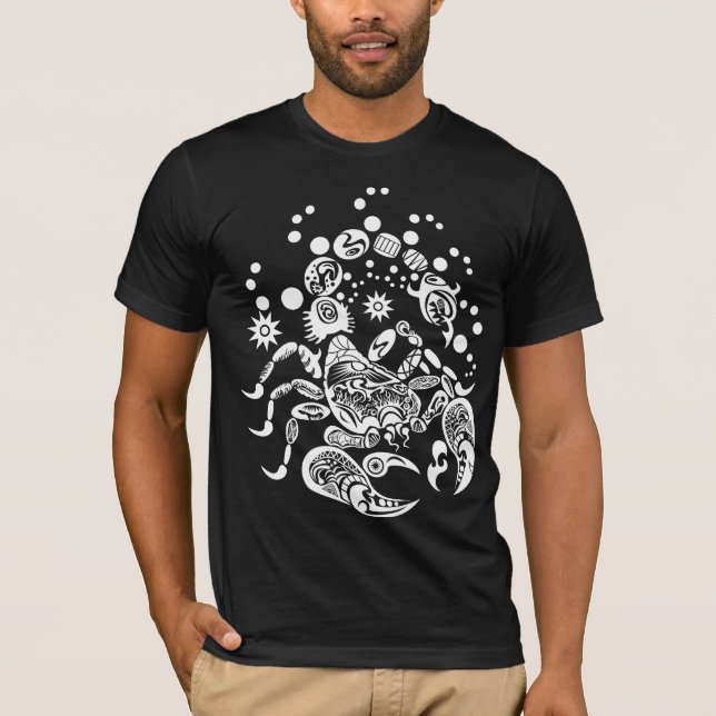 Camiseta Escorpião-w tribal (Frente)
