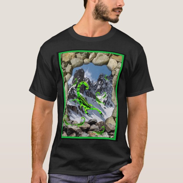 Camiseta Escorpiões de Neve (Frente)
