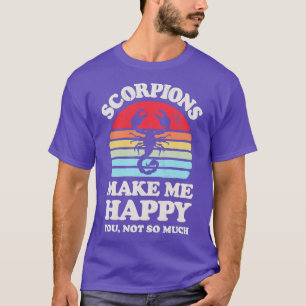 Camiseta Escorpiões me fazem feliz retrato sunset para home