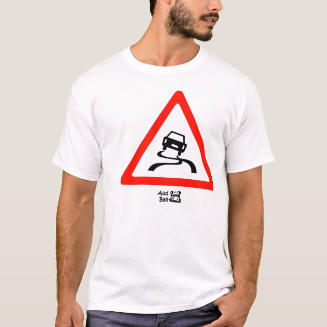 Camiseta Escorregadiço quando molhado (Frente)
